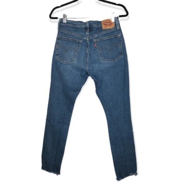 Levi’s 501 High Rise Skinny Jeans Distressed Size 26 - Picture 8 of 12